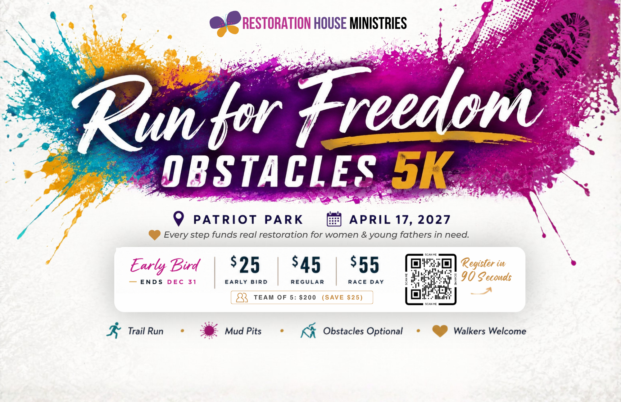 Run for Freedom Obstacles 5K